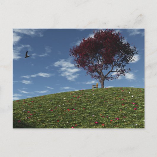 Wolken gaan per Briefkaart winkelen (Voorkant)