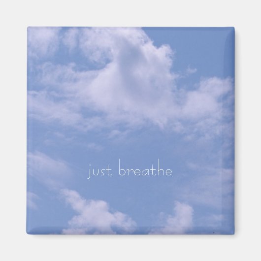 Wolken, gewoon ademen magneet (Voorkant)