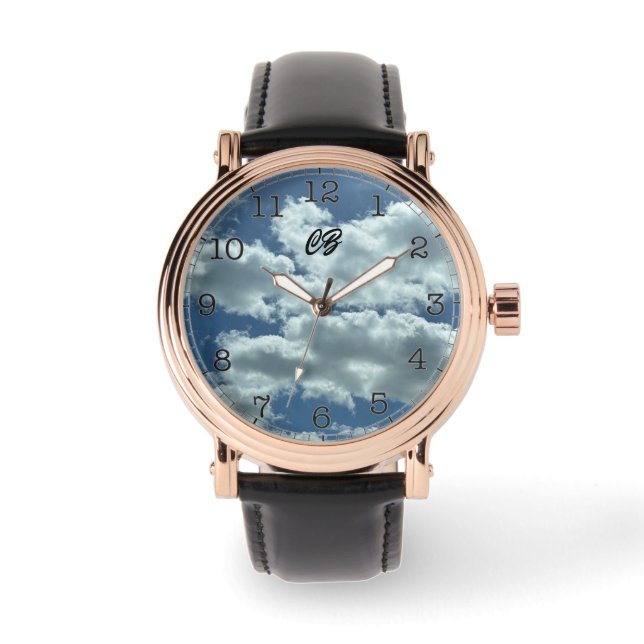 "Wolken" Horloge (Voorkant)