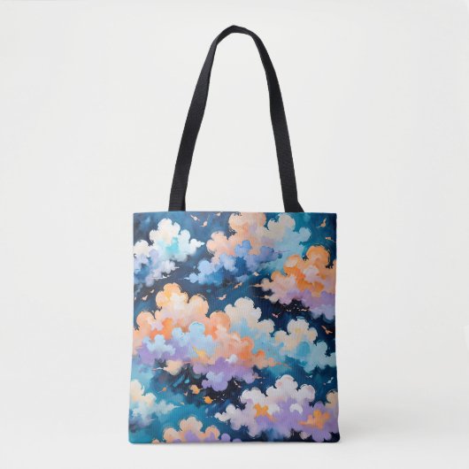 Wolken in beweging tote bag (Voorkant)