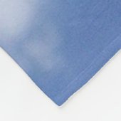 wolken in blauwe lucht fleece deken (Hoek)