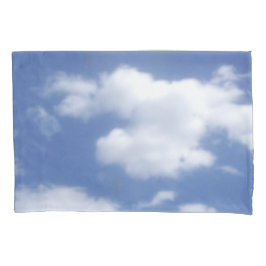 wolken in blauwe lucht kussensloop