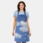 wolken in blauwe lucht schort (Gedragen)