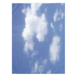 wolken in blauwe lucht tafelkleed