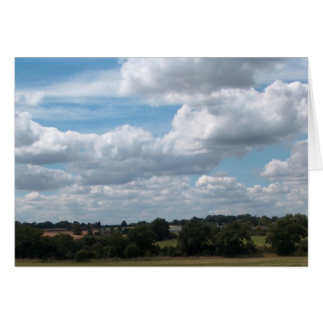Wolken in de Blauwe Lucht (Voorkant Horizontaal)