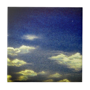 Wolken in de blauwe lucht Keramische Tegel Tegeltje