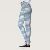 Wolken in de blauwe lucht leggings (Links)