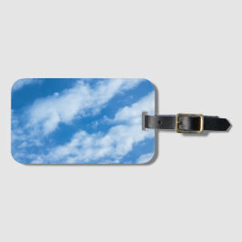 Wolken in de hemel bagagelabel