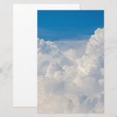 Wolken in de hemel briefpapier (Voorkant / Achterkant)
