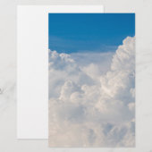 Wolken in de hemel briefpapier (Voorkant / Achterkant)