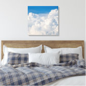 Wolken in de hemel canvas afdruk (Insitu (Slaapkamer))