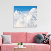 Wolken in de hemel canvas afdruk (Insitu (Woonkamer))