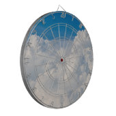 Wolken in de hemel dartbord (Voorkant Links)