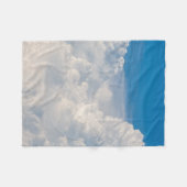 Wolken in de hemel fleece deken (Voorkant (Horizontaal))