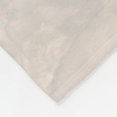 Wolken in de hemel fleece deken (Hoek)