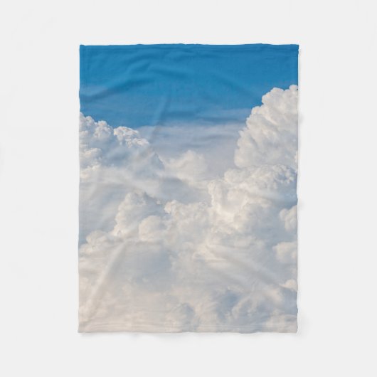 Wolken in de hemel fleece deken (Voorkant)