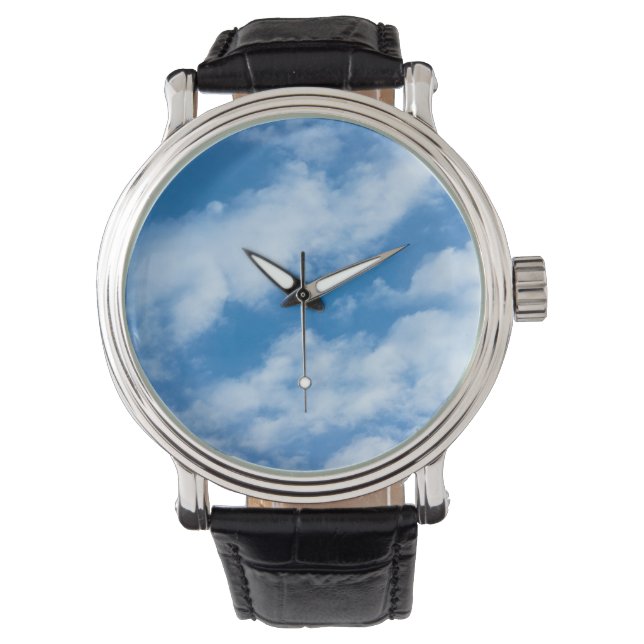 Wolken in de hemel horloge (Voorkant)