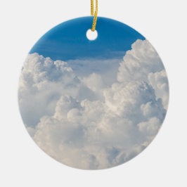 Wolken in de hemel keramisch ornament