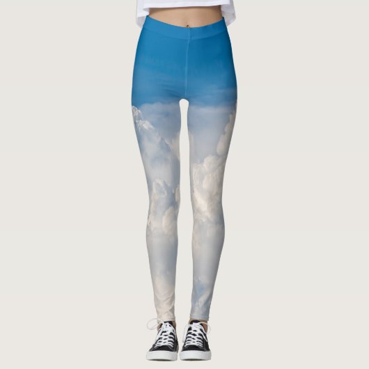 Wolken in de hemel leggings (Voorkant)