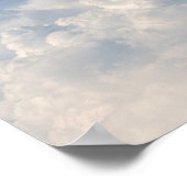 Wolken in de hemel poster (Hoek)