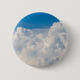 Wolken in de hemel ronde button 5,7 cm