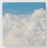 Wolken in de hemel stenen onderzetter (Voorkant)
