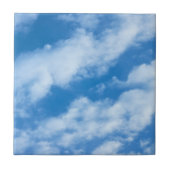 Wolken in de hemel tegeltje (Voorkant)