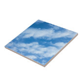 Wolken in de hemel tegeltje (Zijkant)