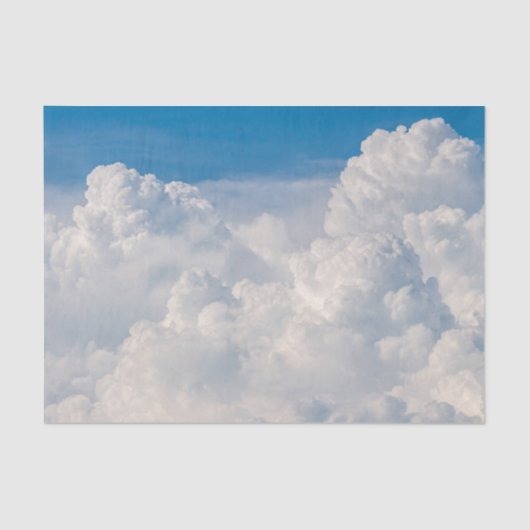 Wolken in de hemel tissuepapier (Voorkant)