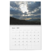 Wolken in de hemelkalender kalender (Mar 2027)