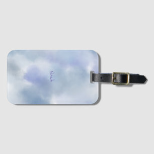 Wolken in de lucht bagagelabel