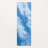 Wolken in de lucht Fotografie Elegant Blauw Wit Yogamat (Voorkant)