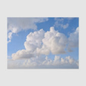 Wolken in de lucht fotografie tissuepapier (Voorkant)
