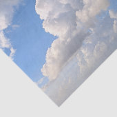 Wolken in de lucht fotografie tissuepapier (Detail)