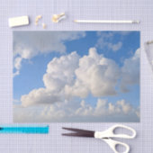 Wolken in de lucht fotografie tissuepapier (Craft)