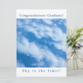 Wolken in de lucht kaart (Staand voorkant)