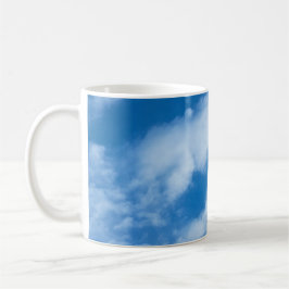 Wolken in de lucht Wit en Blauw Koffiemok