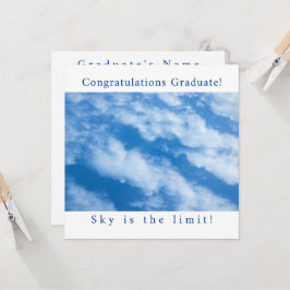 Wolken in de Sky Flat Kaart