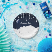 Wolken in de sterrenhemel hemelse sprankeling papieren bordje (Feest)