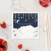 Wolken in de sterrenhemel hemelse sprankeling servetten (Insitu)