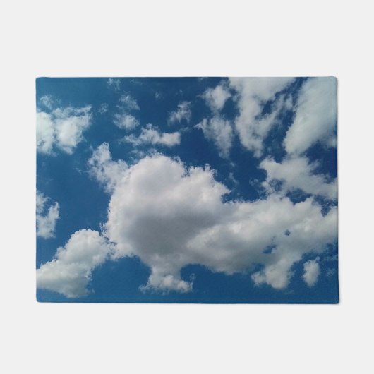 Wolken, in een zomerse hemel deurmat (Voorkant)