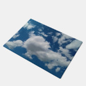 Wolken, in een zomerse hemel deurmat (Schuin)
