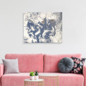 Wolken in het gebied van de Canarische Eilanden Canvas Afdruk (Insitu (Woonkamer))