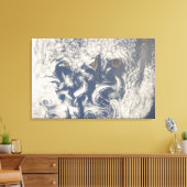 Wolken in het gebied van de Canarische Eilanden Canvas Afdruk (Insitu (Woonkamer))