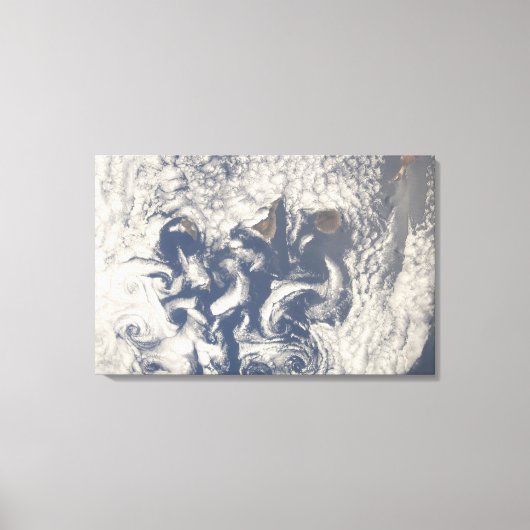 Wolken in het gebied van de Canarische Eilanden Canvas Afdruk (Voorkant)
