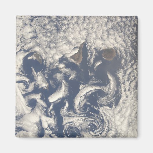 Wolken in het gebied van de Canarische Eilanden Magneet (Voorkant)