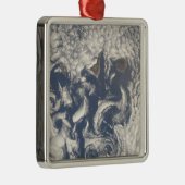 Wolken in het gebied van de Canarische Eilanden Metalen Ornament (Rechts)