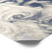 Wolken in het gebied van de Canarische Eilanden Poster (Hoek)