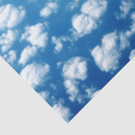 Wolken in het hemelpatroon tissuepapier (Detail)