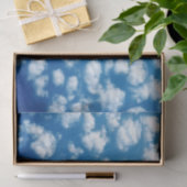 Wolken in het hemelpatroon tissuepapier (Geschenk)
